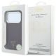 8. Guess Grained Triangle Logo MagSafe case for iPhone 18 Pro / 17 Pro - burgundy