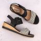 11. Leather wedge sandals Remonte W RKR646