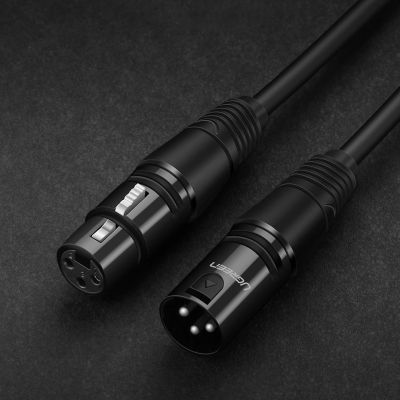 6. Ugreen AV130 66718 audio XLR (female) - XLR (male) cable for microphone / amplifier 3m - black