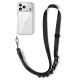 4. Tech-Protect C9S Rope Crossbody Phone Lanyard - Black