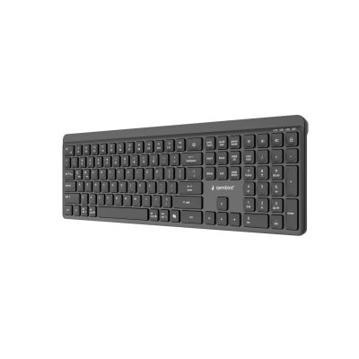 3. GEMBIRD WIRELESS KEYBOARD + MOUSE SET SLIM PRO BUSINESS, DUAL MODE, 2.4 GHZ + BT, US LAYOUT, BLACK
