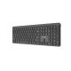 3. GEMBIRD WIRELESS KEYBOARD + MOUSE SET SLIM PRO BUSINESS, DUAL MODE, 2.4 GHZ + BT, US LAYOUT, BLACK