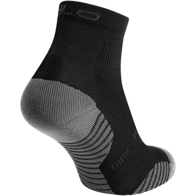 3. Odlo PERFORMANCE RUN quarter-length socks, black