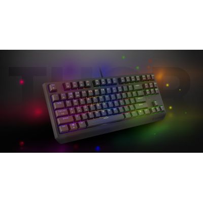 6. GENESIS Thor 230 TKL Gaming Keyboard USB + RF Wireless + Bluetooth QWERTY Black