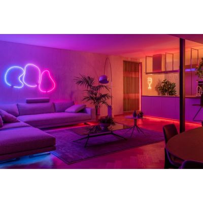 4. Twinkly Candies – 100 Candle-Shaped RGB LED Lights, Green Cable, USB-C