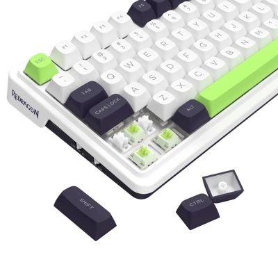 11. REDRAGON K686WBG-RGB-MAX Eisa Max Keyboard USB + RF Wireless + Bluetooth White, Black