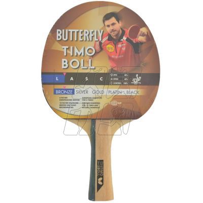 2. Butterfly Timo Boll Bronce 85010 table tennis bat