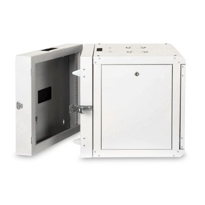 4. Digitus Unique 19" 9U 600x600 wall-mounted network cabinet, glass door, gray, sectional, folded, 100kg