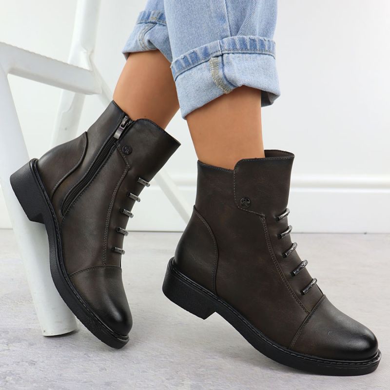5. Jezzi W ASA252-5 JEZ437G insulated ankle boots