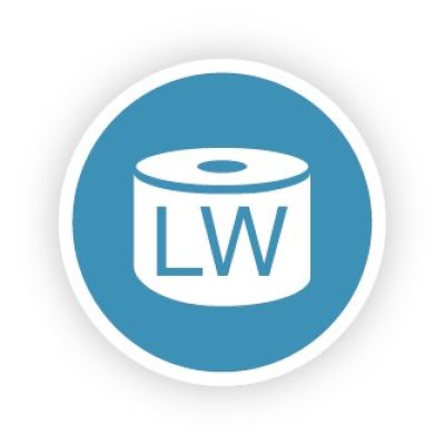 2. White address label 32x57mm, 1 roll, 800 labels