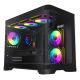2. GameMax HYPE-M BK Micro Tower Computer Security & Mounts Black