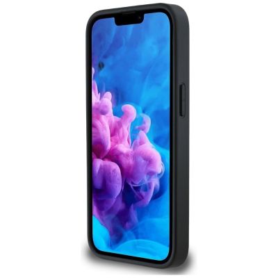 5. Karl Lagerfeld Monogram Karl Head Pin iPhone 16e Case - Black