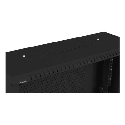 16. Lanberg WAF1-5203-04-00B 4U Rack Wall Mount Cabinet Black