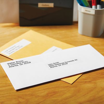 12. Advantage pack/12 roll of 13 labels 28x89 white