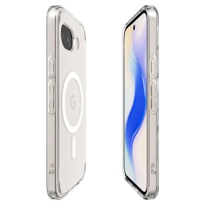 6. Spigen Ultra Hybrid Mag MagSafe Case for Google Pixel 10A - Clear and White