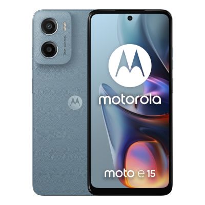 12. Motorola Moto E15 2/64GB Misty Blue smartphone