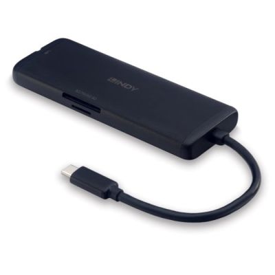 2. Lindy 43358 Docking Station Wired USB 3.2 Gen 1 (3.1 Gen 1) Type-C Black