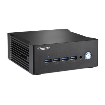 5. Shuttle Nano PC NT10H5, Intel Core Ultra 5 125H, Intel Arc graphics, 2xHDMI, 2xUSB 4.0 (DP), 2x2.5Gbit LAN, incl. VESA 24/7 continuous operation, 1L PC, Mini PC barebone, Intel SoC, DDR5-SDRAM, PCI Express, 120W