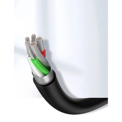 8. Ugreen US287 60116 USB-A / USB-C 2A cable 1m - black