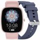 GRAVITY GT18-3 Women's Smartwatch Pink Silicone Strap + Navy Blue Strap