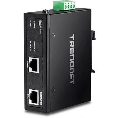 7. TRENDnet TI-IG30 - Power Injector (DIN rail mountable) - 30 Watt - Output Connectors: 1