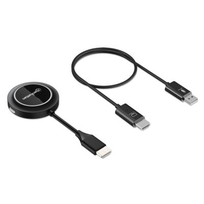 3. Manhattan 154468 AV Extender AV Transmitter and Receiver Black