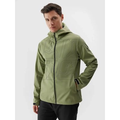 2. Windproof softshell jacket 4F M 4FWAW24TSOFM283-43S