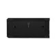Lanberg WF01-6604-10B single-section cabinet (4U; 280mm / 600mm / 600 mm; wall-mounted; Glass; 19''; black)