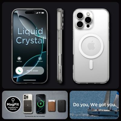 13. Spigen Liquid Crystal Mag MagSafe iPhone 16 Pro Case - Clear