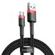 Baseus Cafule USB-A / USB-C QC 3.0 3A Cable 0.5 m - Black and Red