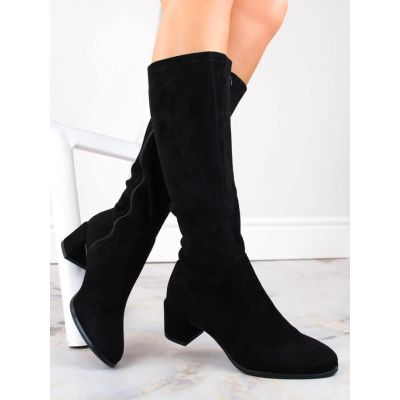 15. Black Sergio Leone women's high-heel boots