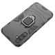 8. Ring Armor case for Samsung Galaxy A24 4G armored cover magnetic holder ring black