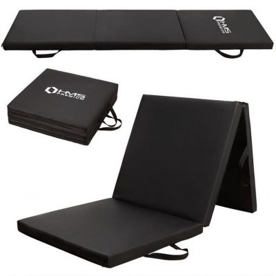 11. Folding gymnastics mattress black 1800x600x500mm HMS MGS02