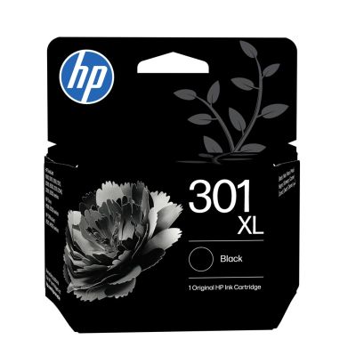 297. HP Black Ink Cartridge HP 301XL, HP301XL=CH563EE, 480 pages, 8 ml