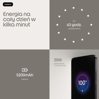 10. Motorola G37 128GB black brown