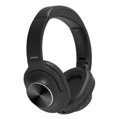 3. Aiwa HST-220BT Headphones/Headset Wired & Wireless Headband Calls/Music USB Type-C Bluetooth Black