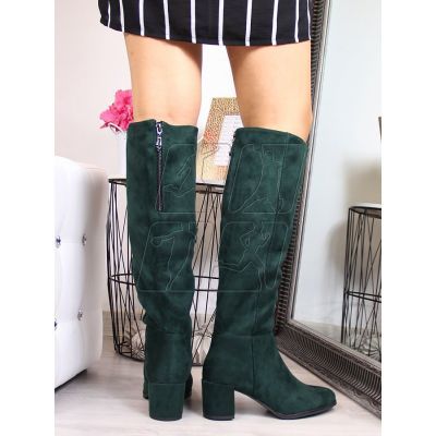 2. Sergio Leone W SK184D insulated high-heeled boots, green