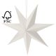 2. DECORATIVE HANGING PAPER STAR 60CM WHITE