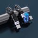 7. C2C PD100W Laptop Fast Charging Cable (Right Angle) black 0.5m