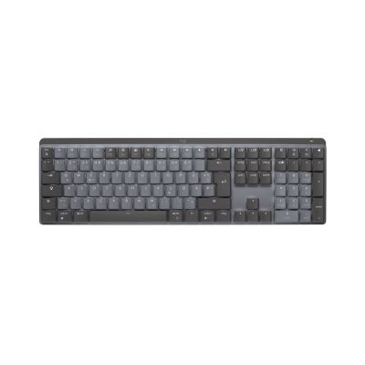 6. Logitech MX Mechanical Keyboard Office RF Wireless + Bluetooth QWERTZ German Graphite, Gray