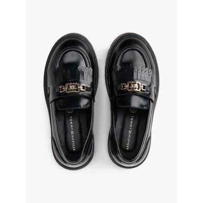 6. Tommy Hilfiger women's loafers LOW CUT SHOE T3A4-34011-1453999 999 BLACK