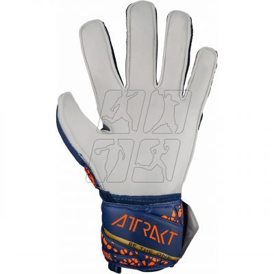 4. Reusch Attrakt Solid M 5470515 4410 goalkeeper gloves