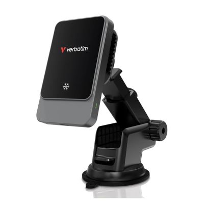 Verbatim Charge 'n' Drive Smartphone Black USB Wireless Charging Fast Charging Automatic