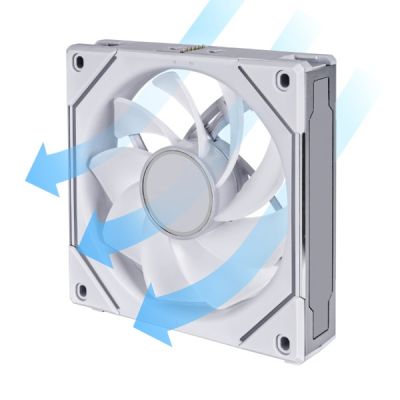 6. Lian Li UF-RSLIN120-1W computer cooling system Computer case Fan 12 cm White 1 pc.