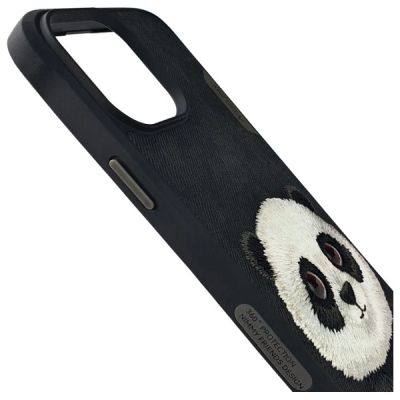 4. Nimmy Big Eyed Pet 2.0 Panda case for iPhone 15 Pro - black