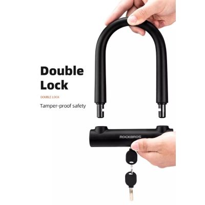 2. Rockbros bike lock RKS610-BK black
