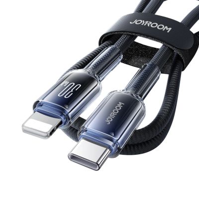 5. Joyroom S-A42 Crystal-Clear Series 30W USB-C - Lightning cable 1.2m - black