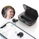 10. Choetech TWS wireless headphones waterproof with solar panel and built-in 2500mAh powerbank black (BH-T05)