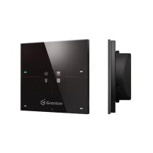 GrentonSmart panel/ 4 touch fields/ OLED display/ TF-Bus/ black glass front