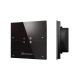 GrentonSmart panel/ 4 touch fields/ OLED display/ TF-Bus/ black glass front